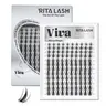 Viva RITALASH MangaMagic Collection Upgrade U Lashes, Ultra-Dense Waterproof Long-Lasting Eyelash Extensions, Fluffy Cluster Mega-Volume Wet-Look Lashes, Beginner-Friendly DIY, Voluminous False Eyelashes