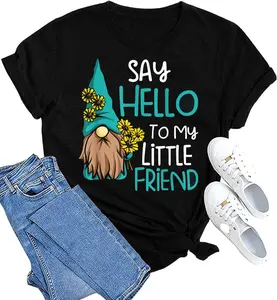 100% Cotton Garden Gnomes Gnome Lover Funny Gnome Gardening T-Shirt
