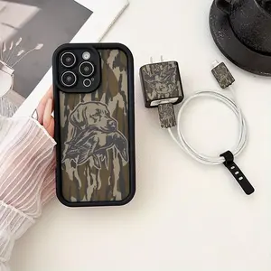 5-Piece Set Jungle Camouflage for iPhone Cases, Includes Charger & Cable Protection Shells, Perfect Gift for Friends & Loved Ones