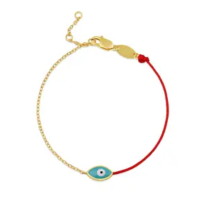 Enamel Eye String Bracelet