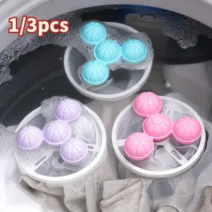 1/3pcs convenient clothing cleaning filter bag, floating hair remover, fabric care ball, suitable for washing machines, Various Laundry Needs, clothing cleaning agents, Laundry Products