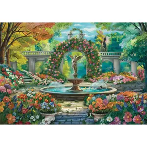 The Garden's Secret Fountain