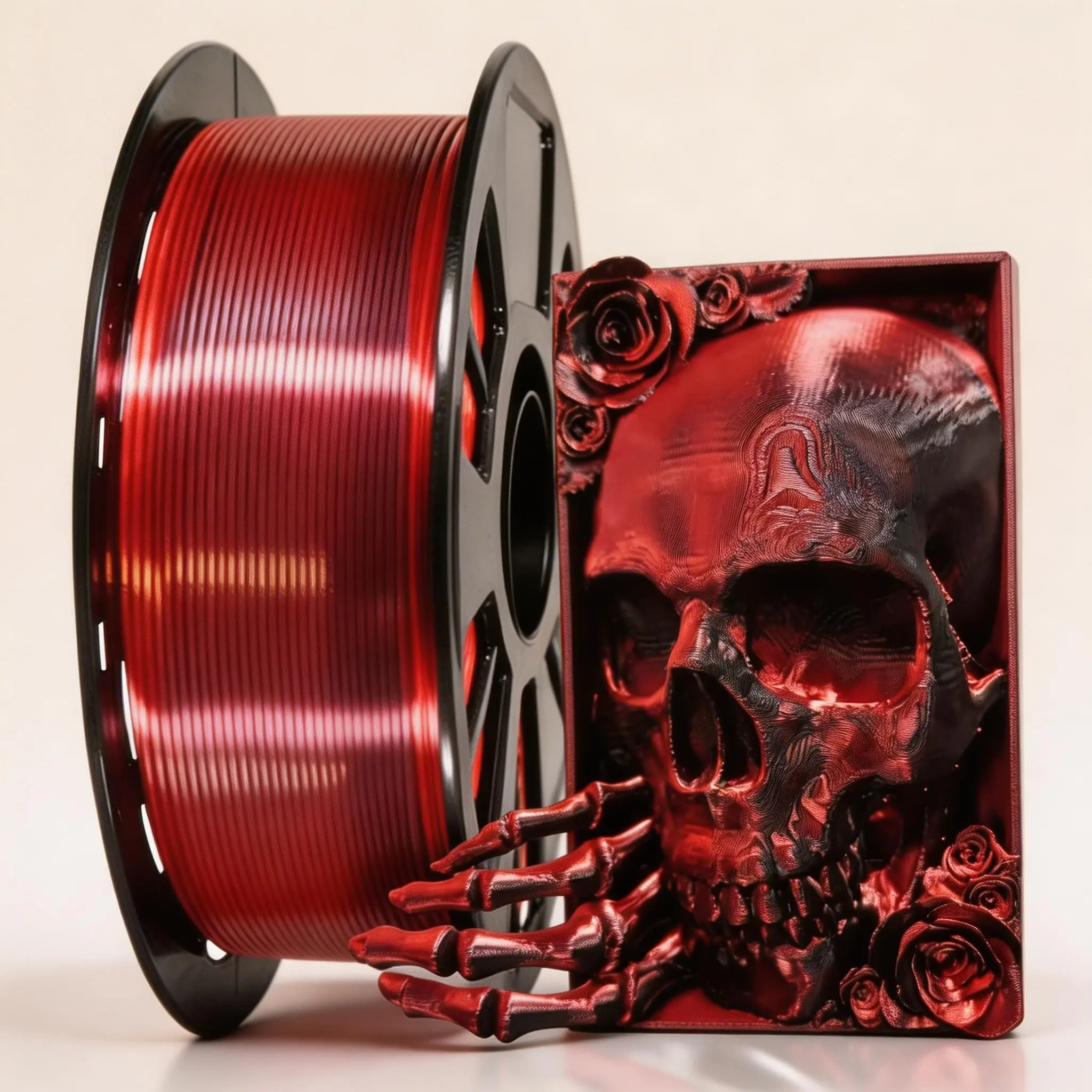 Dual Color Pla Filament 1.75mm, 3D Printer Pla Material, 250g Spool, Dimensional Accuracy +/- 0.02mm, Ideal for Precision Printing