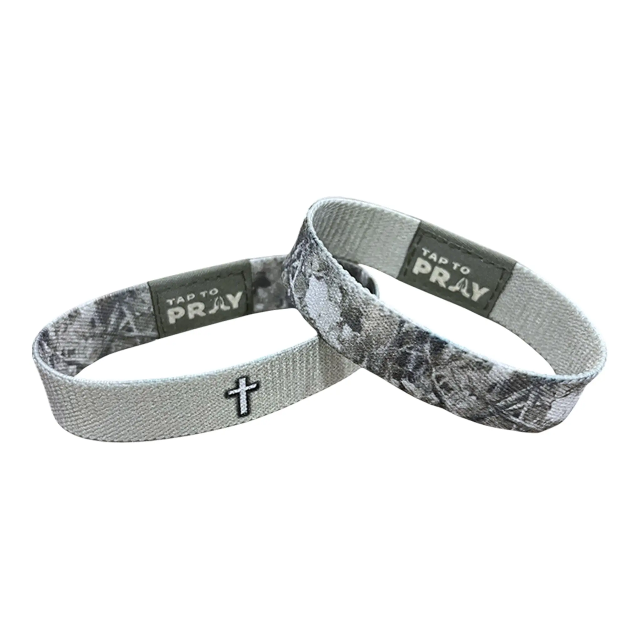 Tap To Pray® Wristband – Forest Camo Smoke Tap To Pray® Wristband – Forest Camo Smoke