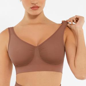FeelinGirl Bras for Women No Underwire Seamless Light Push Up Bralette Full Coverage Comfy Everyday Bras Wide Straps Comfort Womenswear Everyday Fit Elegant