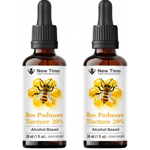 New Time Bee Podmore Tincture 20% – 2 Pack (2 x 30 ml) Premium Bee-Derived Alcohol-Based Extract