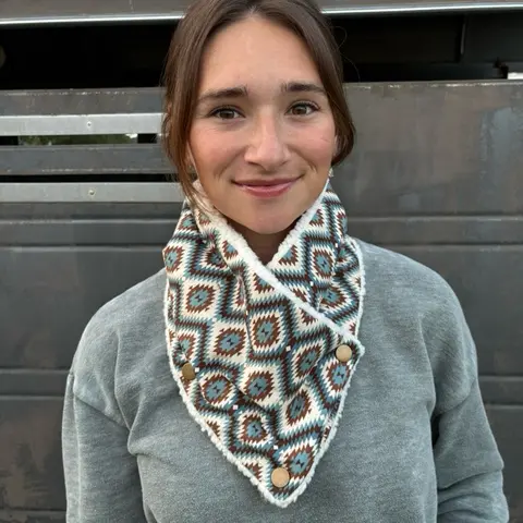 Cozy Handmade Sherpa Neck Warmer  Soft, Warm & Perfect for Winter Fits