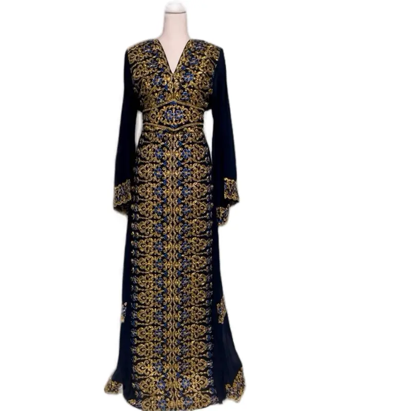sachin and babi light blue dress Buy Embroidered Chinon Chiffon Kaftan in Light Blue Online : TBE566