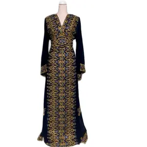 Beautiful Embroidered Kaftan - Lightweight Chiffon, Available in Multiple Colors & Sizes, Perfect for Any Occasion