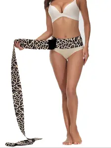 Women's Leopard Print Shapewear Belt, Tummy Wrap for Women, Comfortable Waist Cincher, Waist Trainer for Postpartum Recovery, Daily Fitness Wear