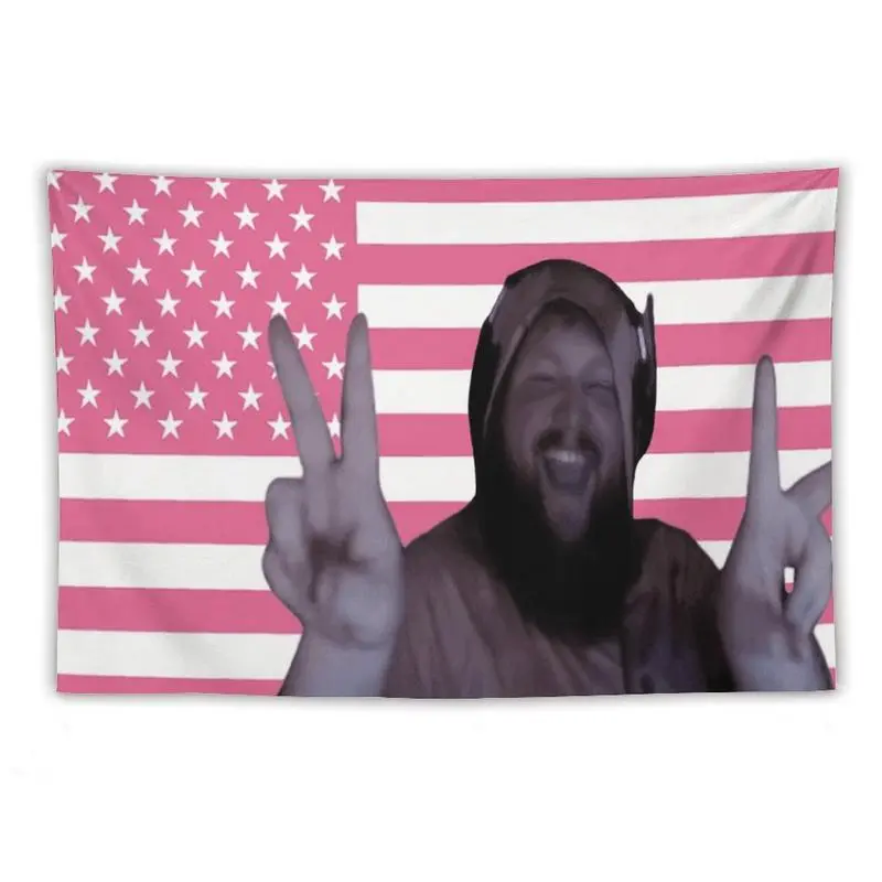 CaseOh American Flag Wall Tapestry/ Wall decor/twitch streamer/ video gamer/fashion icon - USA Flag Tapestry for Wall hanging