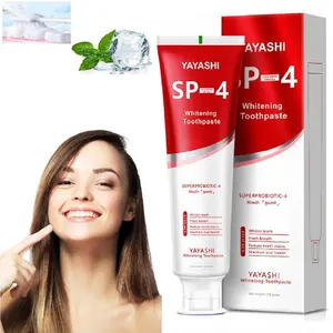 YAYASHI SP-4 Probiotic Toothpaste for Fresh Breath, Fluoride Free, Oral Cleaning, Anti-plaque, and Oral Health Management