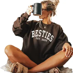 Custom Besties Sweatshirt, Besties Est Sweater, Best Friends Crewneck, Girls Weekend, Gift for Besties Birthday, Best Friend Gift, BFF Gift D1O