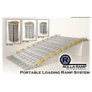 212 MAIN Portable Loading Ramp, 30x60in Folded Customizable Ramp for Car, Motorcycle