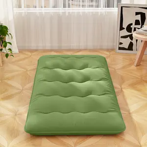 COSTWAY - Floor Mattress with Washable Cover and Carry Bag-Twin Size COSTWAY - Floor Mattress with Washable Cover and Carry Bag-Twin Size