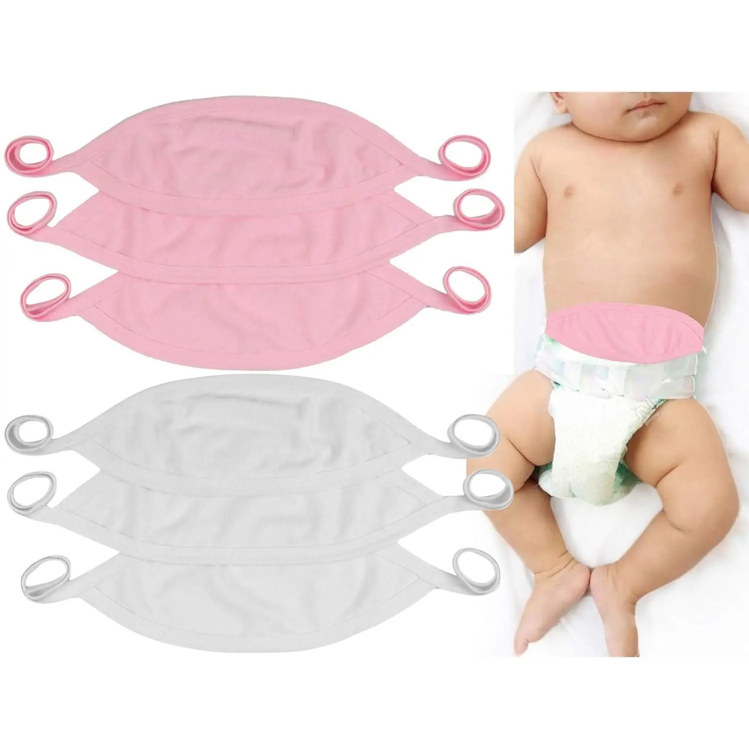6-pack: Pink/White