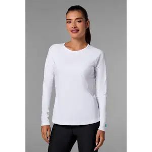 Women's Lightweight Swim Shirt with Long Sleeves | White