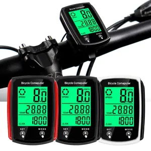 Multifunctional Waterproof Digital LCD Bike Computer, Real-Time Speedometer, Mileage Tracker, Monitoring, Suitable for Mountain Road Bikes, Cycling, Outdoor Sports