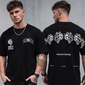 OHANA Oversized Streetwear Tshirt - Vintage 100% Cotton, Casual Urban Everyday Wear Tee