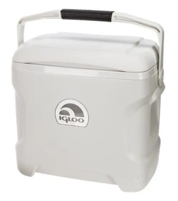 IGLOO 44726 Marine Ultra 30 Camping Cooler - Ultratherm Ice Retention, Elevated Shape, Ergonomic Non-Slip Cooler Carry Handles for Outdoor Sports, Fishing, Cooler Carry Handle, Ice Retention Cooler
