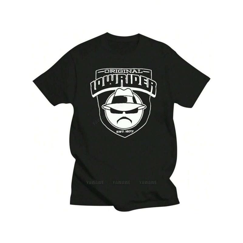 2025 New Short Sleeve Men Top Classic Vintage Car Lowrider Urban Brand Tee Shirt Black-Navy Mens-S S-5XL Unisex Tee-Shirt -Versatile Basic T-Shirts