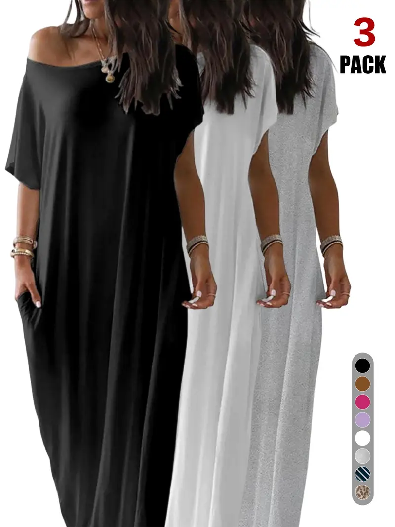 loose flowing dresses Fashion Flowy Chiffon Plunging Chest Cutout Slip Loose Maxi Dress   Likemychoice