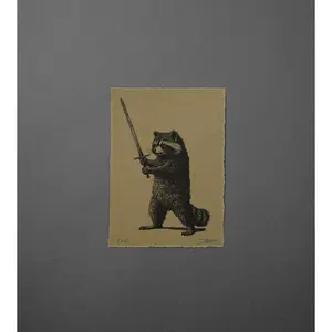 Raccoon Army 2 - High-Quality Print
