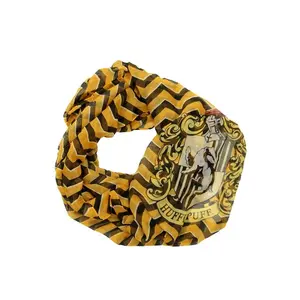 Harry Potter Hufflepuff Crest Lightweight Infinity Scarf