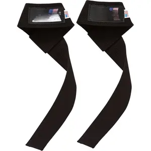 , Inc. Basic Padded Lifting Straps in Black