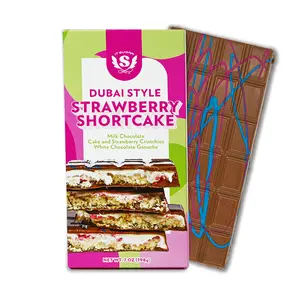 IT'SUGAR Strawberry Shortcake Milk Chocolate Bar 7oz Bonbon Snack