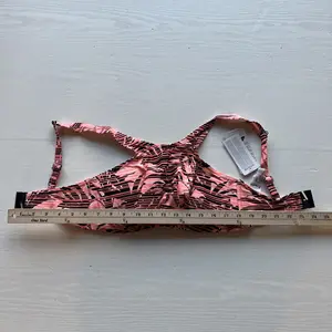Freya Soul City Underwire Bikini Top Womens 30DD Pink Print Built In Bra New