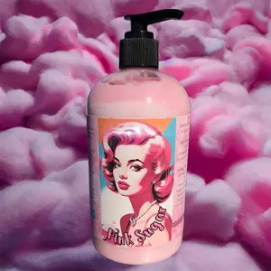 Retro Splash Pink Sugar pump body lotion