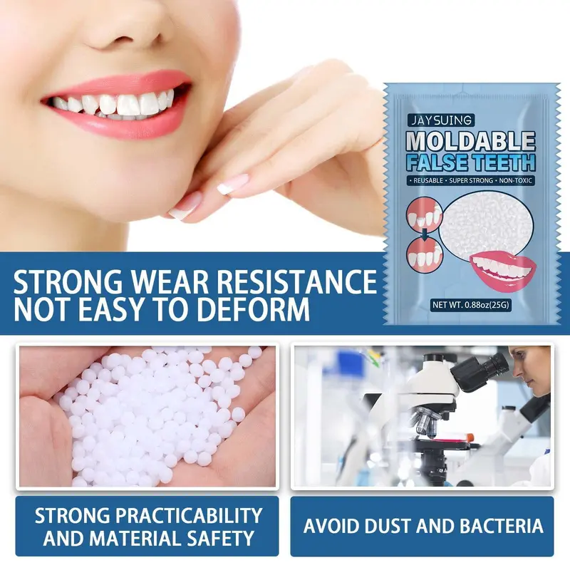 Strong Teeth Tooth Repair Temporary Dental Cement Cavity Filling Kit Fake Tooth