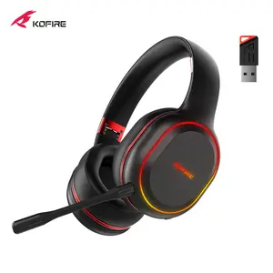 Picun UG-05 Wireless Gaming Headset, 2.4G Bluetooth, Tri-Mode, ENC Mic, RGB Lights, 3D Vibration, Electronic Audio Earbud, For PC PS4 PS5 Switch Audio Earbud Headphone