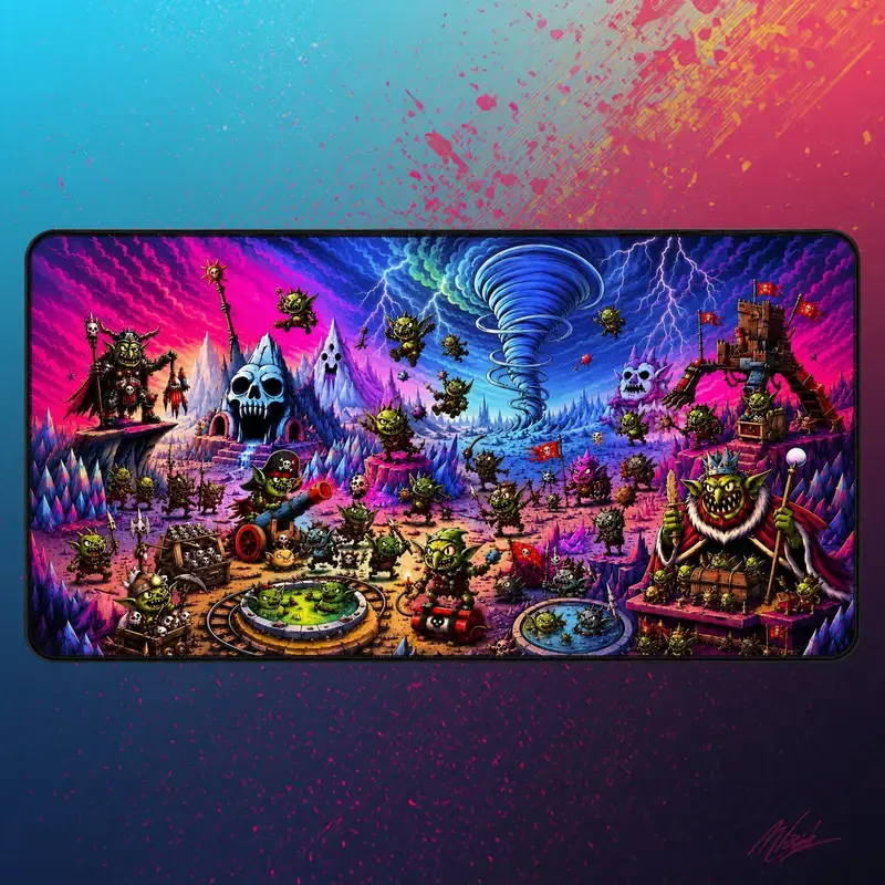 Goblin Storm Commander Deck Playmat Magic The Gathering Mouse Pad MTG Desk Mat