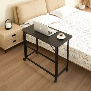 Folding Desk Small Foldable Desk for Small Space, 31.5 Inches Writing Computer Desk in Study, Home Office Foldable Office Desk for Bedroom 80*40,black