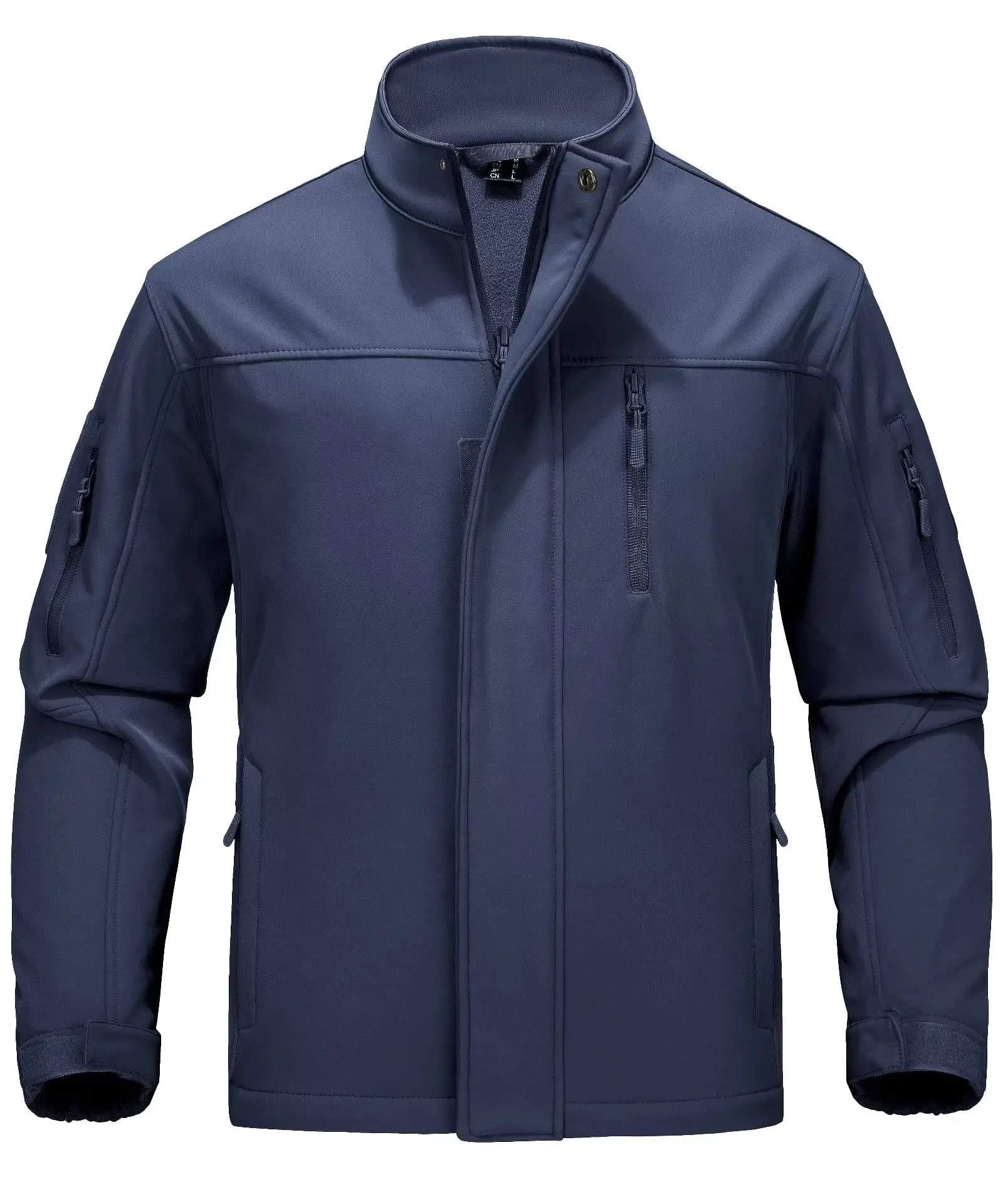 Men's Tactical Jacket Water Resistant 6 Pockets Softshell Fleece Lining Hiking Winter Jacket Windbreaker Outwear