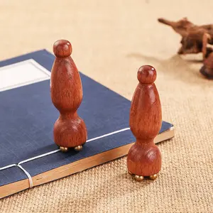 Brass Small Lotus Pod Facial Eye Massager For Skin Care Acupoint Pressing And Neck Relief