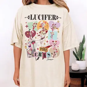 Elysium Morningstar, Cartoon T-Shirt, Elysium Hazbin Hotel, Elysium The Ethereal Tour Inspired, Elysium Vivziepop Unisex Comfort Tee T Shirt Sweatshirt Hoodie