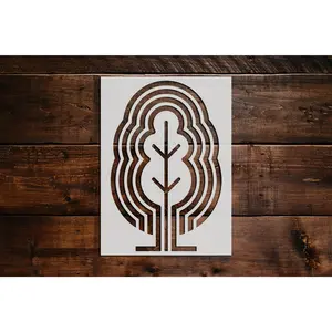 Tree Stencil - Art and Wall Stencil