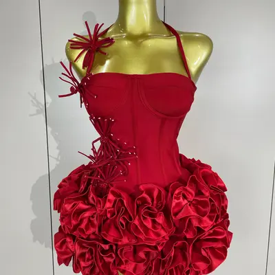 Red Rose Dress from Forever 21 - TikTok Shop