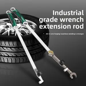 Heavy Duty Wrench Extension Rod - Labor-Saving Industrial Forced Lever Socket Wrench Accessory for Car, Home Repair (Tools & Hardware Hand Tool Use)