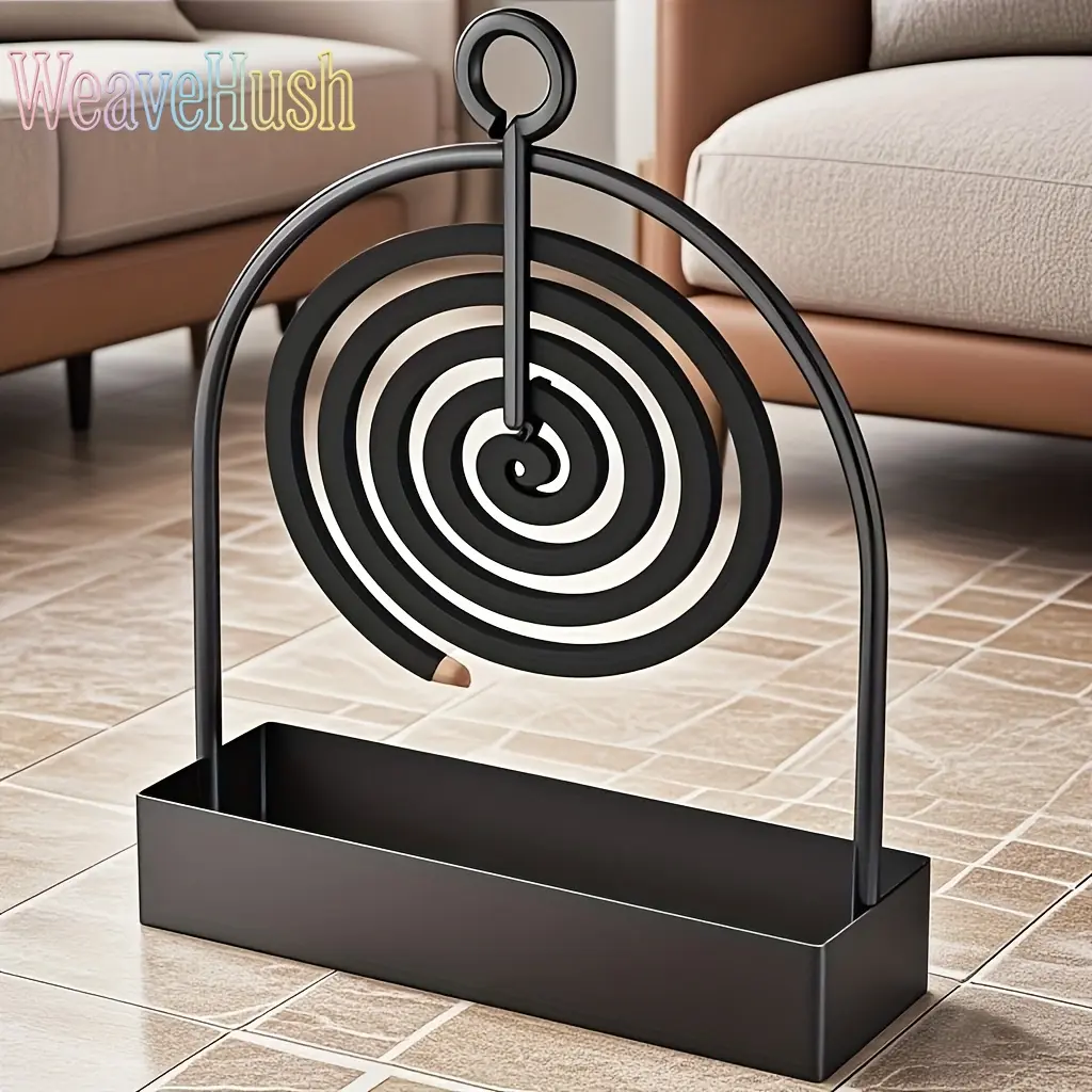 Decorative Birdcage-Style Geometric Metal Mosquito Coil & Incense Holder with Hanging Handle, Suitable for Outdoor Use, DIY Bag Accessories for Luggage & Bags, Patio, Outdoor Camping, Birdcage Shape, Diy Bag Accessory