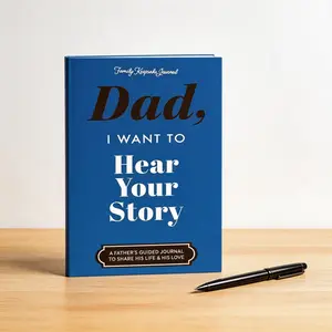 Dad, I Want to Hear Your Story: A father's Guided Journal to Share His Life & His Love - Family Keepsake Journal to Write Down Life History, Memories & Wisdom - Perfect Father's Day & Birthday Gift
