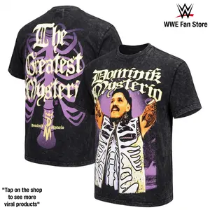 Dominik Mysterio “The Greatest Mysterio” Graphic Tee Men Top Shirt Wash 230gsm Cotton – Dirty Dom Heel Rise, Ruthless Attitude, Judgment Day Power, Legacy Evolution, Breakout Rivalries & Main Event Ambition Dominating WWE