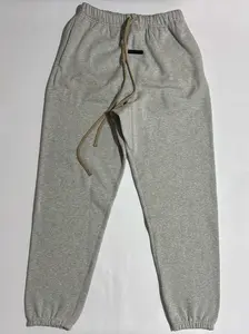2024 Light Heather Gray Sweatpants - Athletic Casual Lounge Pants Warm & Comfortable for Casual Wear & Street Style Unisex Style