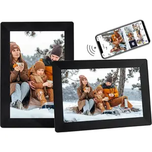 10.1inch Uhale Digital Picture Frame WiFi Slideshow Digital Photo Frame, 1280×800IPS HD Touch Screen Picture Frame，16GB，Automatic Rotation,Send Photos and Videos via “Uhale” APP Anywhere Best Gift