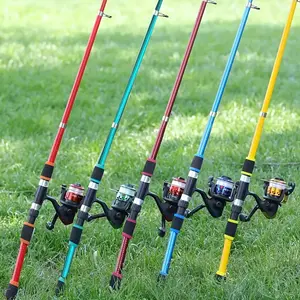 70.87 Inch Telescopic Spinning Rod and Reel Combo 5.2:1 Gear Ratio 3bb 11lb Max Drag Complete Fishing Kit for Beginners Freshwater Fishing
