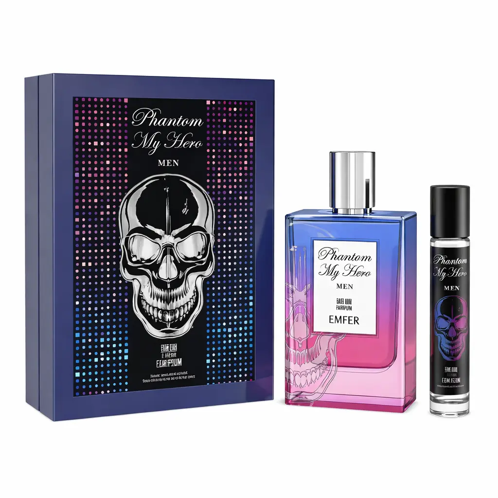 PHANTOM My Hero in Miami Unisex EDP Fragrance, Aromatic Woody Scent, Citrus-Musk Accents, Musk Base