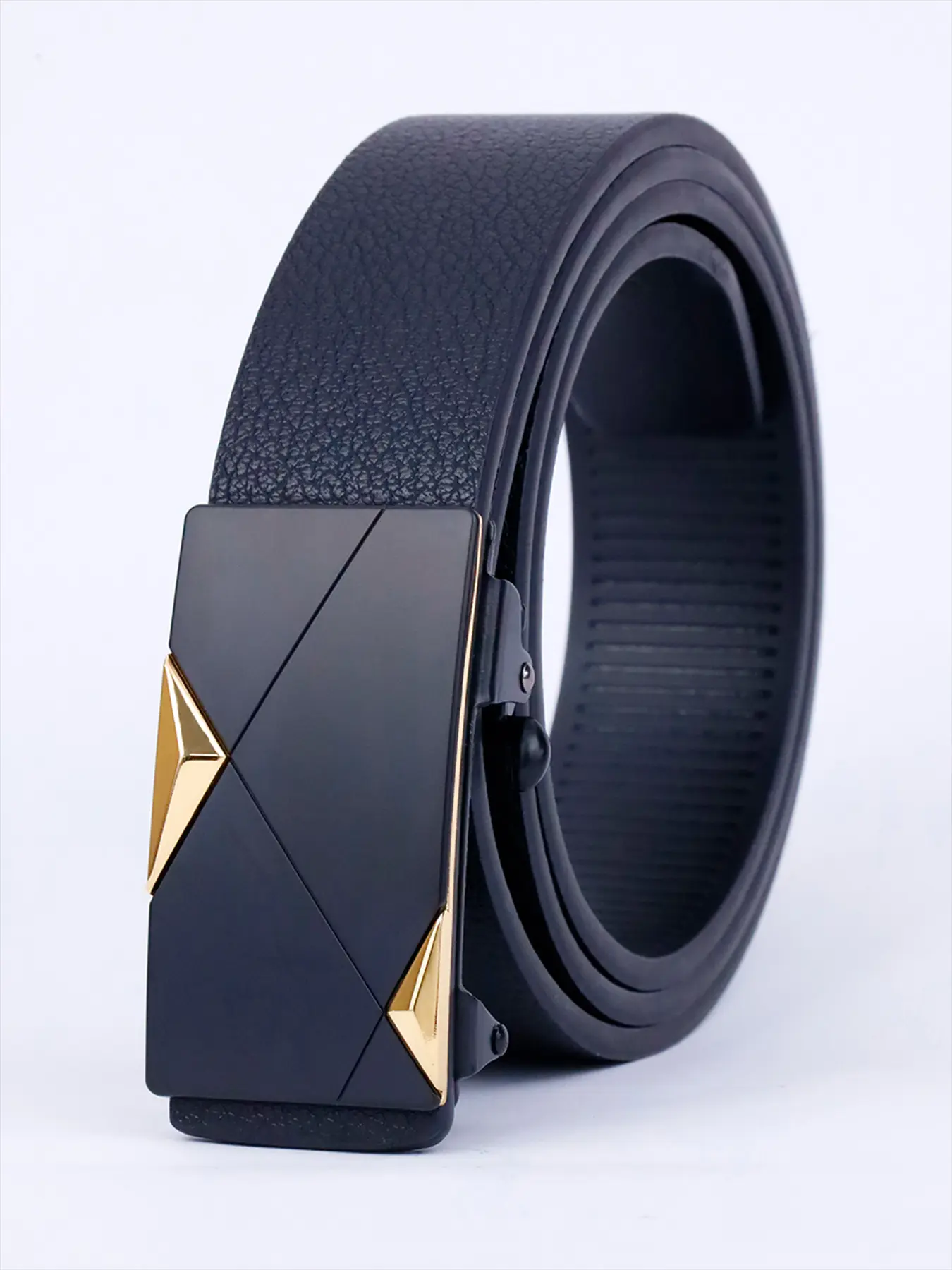 Classic men's belt, high-end automatic buckle - multifunctional design for casual and formal wear, standard size for daily use, ideal gift